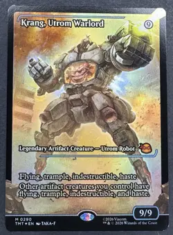 Krang Utrom Warlord MTG Teenage Mutant Ninja Turtles TMT Showcase Foil Mythic - Image 2