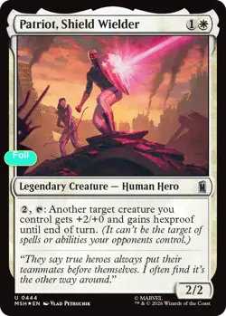 Patriot, Shield Wielder (Surge Foil) - MSH - 444 NM/LP - Image 1