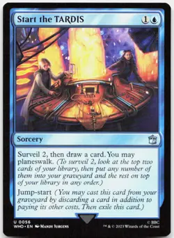 Start the TARDIS 56 NM Universes Beyond: Doctor Who Magic: The Gathering - Image 1