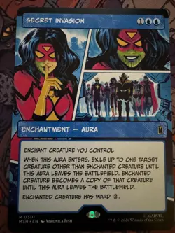 Secret Invasion (Borderless) 301 Marvel Super Heroes Magic: The Gathering NM - Image 1