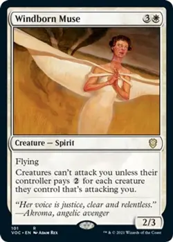 NM - Windborn Muse [VOC - 101] Commander: Innistrad: Crimson Vow - Image 1