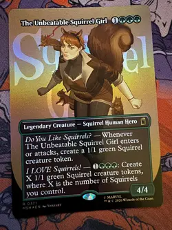 The Unbeatable Squirrel Girl (Borderless) 371 Marvel Super Heroes Foil NM - Image 1