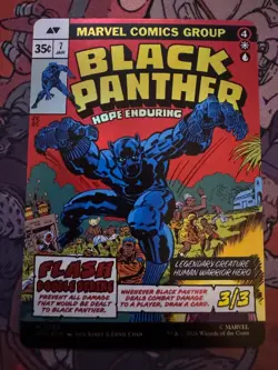 King T'Challa (Borderless) (0399) // Black Panther 399 Foil NM - Image 2