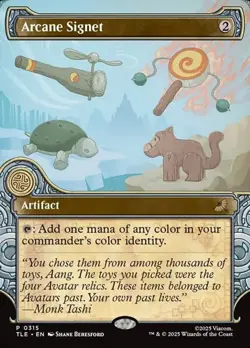 Arcane Signet - Extended Art Showcase TLE NM MTG - Image 1