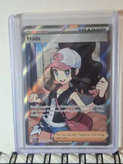 Hilda 164/086 Full Art Ultra Rare White Flare Holo Pokemon TCG Card NM Condition - Image 1
