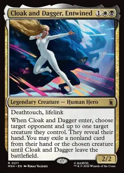 MTG Cloak and Dagger, Entwined Marvel Super Heroes 211 NM Rare Ships Now - Image 1