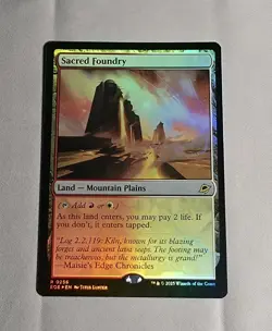 Magic: The Gathering - Edge of Eternities - Sacred Foundry Foil NM - Image 1