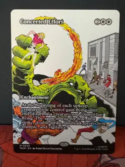 Concerted Effort (Borderless) 42 Marvel Universe Eternal-Legal - Image 1