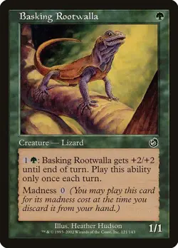 Basking Rootwalla 1x MtG Torment TOR SP/NM - Image 1