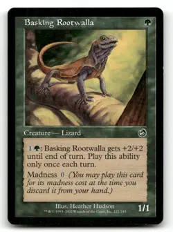 Basking Rootwalla 121 C Torment Magic: The Gathering NM - Image 1