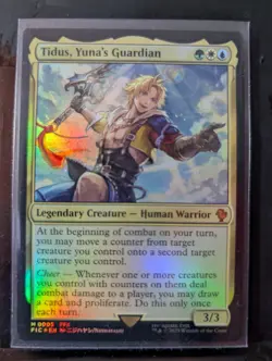 Tidus, Yuna's Guardian Foil 5 FFX MTG SealedinSleeve - Image 1