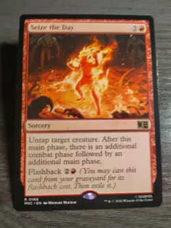 MTG Seize the Day (Commander: Marvel Super Heroes) NM - Image 1