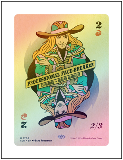 Professional Face-Breaker, Secret Lair 1706, Foil, Magic MTG NM - Image 1