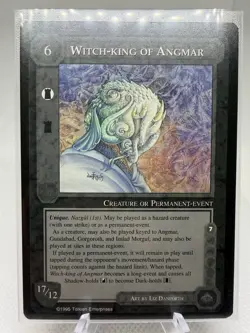Witch-King Of Angmar Middle-Earth CCG MECCG THE WIZARDS LIMITED Black Border - Image 5