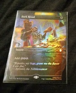 Dark Ritual (Borderless) Commander: Teenage Mutant Ninja Turtles Foil - Image 1