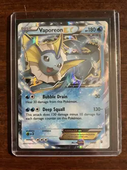 Vaporeon EX - 24/83 - Pokemon Generations XY Ultra Rare Card LP NM - Image 1
