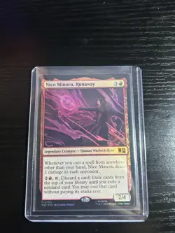 Wizards of the Coast MTG Nico Minoru, Runaway 0700 Foil Mythic Black EN - Image 1