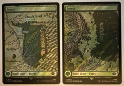 MTG / Forest / LTR / #721, 722 / SURGE FOIL / Land / NM - Image 1