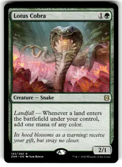 Lotus Cobra Zendikar Rising Regular MTG - Image 1