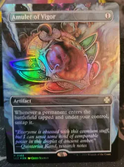 Amulet of Vigor (Borderless) Commander: the Lost Caverns of Ixalan Foil - Image 1