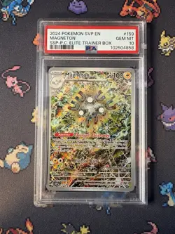 Pokemon Card Magneton SVP 159 ETB Promo Pokemon Center Stamped - PSA 10 GEM MINT - Image 1