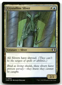 Crystalline Sliver #920 (NM) Commander Masters CMM Magic MTG - Image 1
