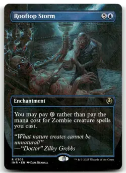 Rooftop Storm (Borderless) #306 (NM) Innistrad Remastered INR Magic MTG - Image 1