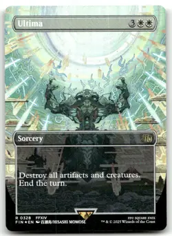 Ultima (Borderless) #328 (Foil) (NM) Final Fantasy FIN Magic MTG - Image 1