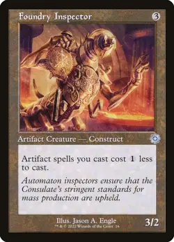 Magic: The Gathering Foundry Inspector Uncommon Regular FOIL mtg - Image 1