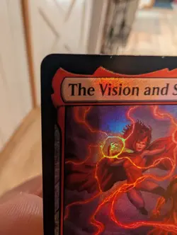 MTG The Vision and Scarlet Witch Foil Alt Art Marvel EN 0707 Mythic 2025 - Image 2
