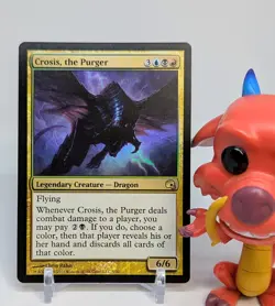 MtG Crosis the Purger ✨Foil NM✨ Premium Deck Series: Graveborn ✨ Magic MTG #5/30 - Image 1