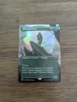 Old Gnawbone (Borderless) 296 - MTG Adventures in the Forgotten Realms Foil NM - Image 1
