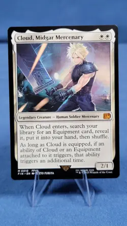 Cloud, Midgar Mercenary Regular EN [FIN - 10] - NM Final Fantasy MTG Magic - Image 1