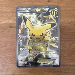 Pokemon Pikachu TCG EX XY124 Black Star Promo 2016 Jumbo Card - Image 1