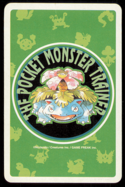 Golem 2 of Clubs Japanese Pokemon Green Poker Card HP - Image 2