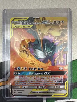 Moltres & Zapdos & Articuno GX - NM/M Hidden Fates Pokemon Card - Image 1