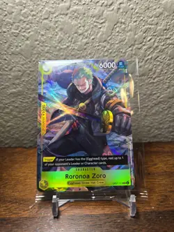 Roronoa Zoro (Illustration Box Vol.3) OP07-113 One Piece Promo Card Foil SEALED - Image 1