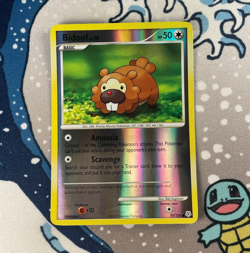 Bidoof 70/130 Reverse Holo Diamond & Pearl Base Set Pokemon Card 2007 LP - Image 1