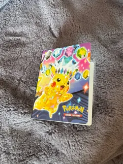 Pokemon TCG Mini Binder Portfolio Surging Sparks Pikachu 2024 - Image 1