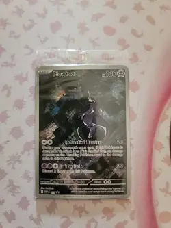 MEWTWO SVP 052 Scarlet Violet 151 Promo Illustration Rare Pokemon Card SEALED - Image 1