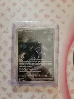 MEWTWO SVP 052 Scarlet Violet 151 Promo Illustration Rare Pokemon Card SEALED - Image 3