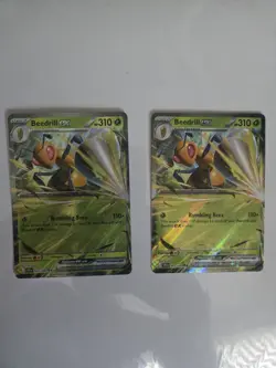 Pokemon TCG Beedrill ex 003/086 Chaos Rising English Lot of 2 Foil 2026 - Image 1