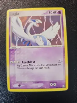 Pokemon Lugia EX TCG Unseen Forces 29/115 Regular Rare Card - Image 1