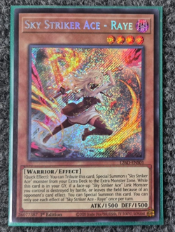 YU-GI-OH! Yugioh Sky Striker Ace - Raye L26D-ENS01 (Alternate Art) (Secret Rare) - Image 1