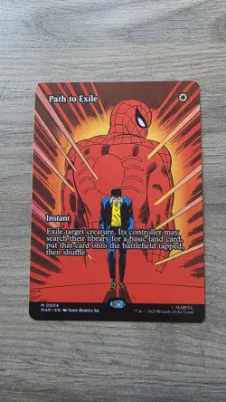 Path To Exile Spider-Man Mtg Non-foil In Hand! - Image 1