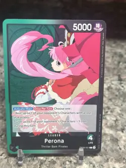 One Piece Perona 3 Card Lot (op06-021, Japanese Op10-092 Op10-036) - Image 2