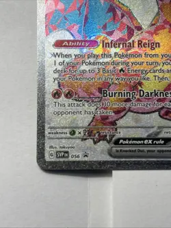 Pokemon TCG Charizard EX SVP056 Black Star Holo Promo Card NM/M Condition - Image 5