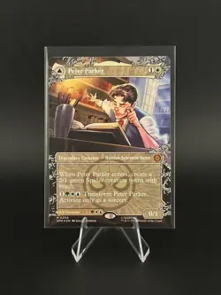Peter Parker (Foil) M 0208 Marvel's Spider-Man Magic the Gathering MTG NM - Image 1