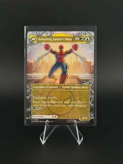 Peter Parker (Foil) M 0208 Marvel's Spider-Man Magic the Gathering MTG NM - Image 2