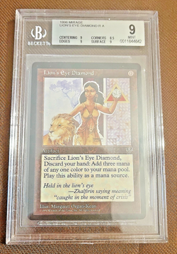 MTG 1996 MIRAGE LION'S EYE DIAMOND GRADED 9 FREE SHIPPNG - Image 1